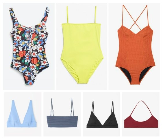 Zdroj: horní řada: http://www.zara.com; http://www.cosstores.com; http://www.lagarconne.com/ dolní řada: http://www.cosstores.com