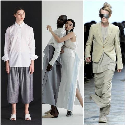 Zdroje zleva: Kowtow - https://www.kowtowclothing.com, Wei Hung Chen - http://fuckingyoung.es, Rick Owens - https://fashionmaricemarice.wordpress.com