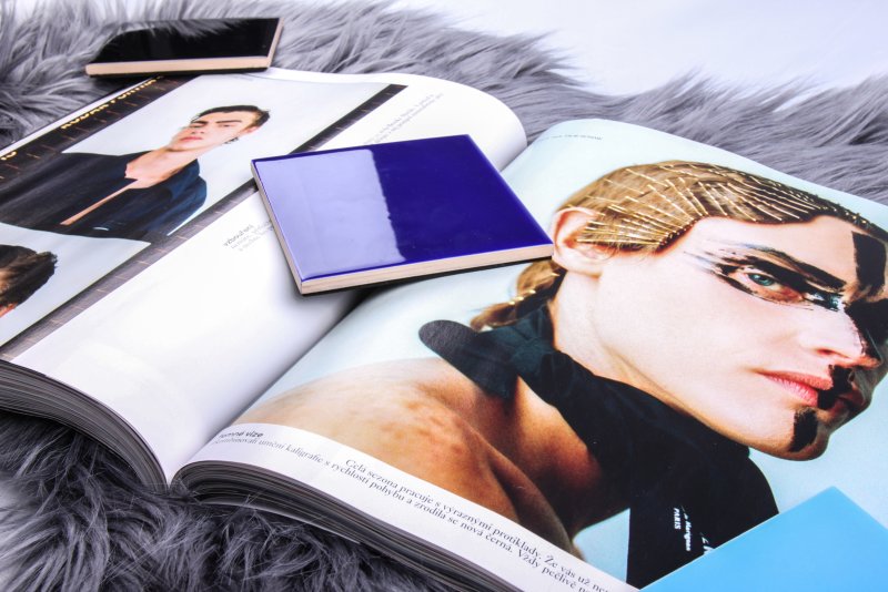 Kosmetický fotoeditorial s mužskými modely